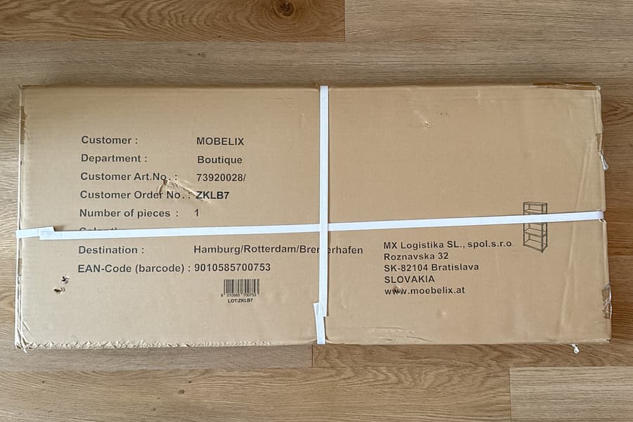 Regal, originalverpackt